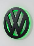 VW Logo mit Led Wand Dekoration